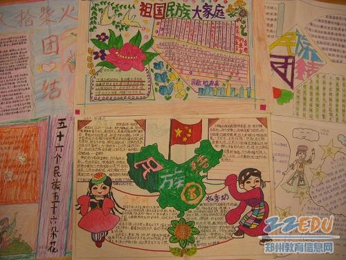 民族团结手抄报