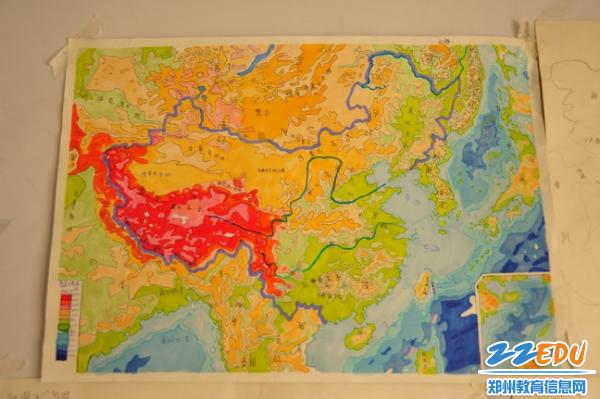 [106中] 举办学生特色寒假作业之手绘世界地图