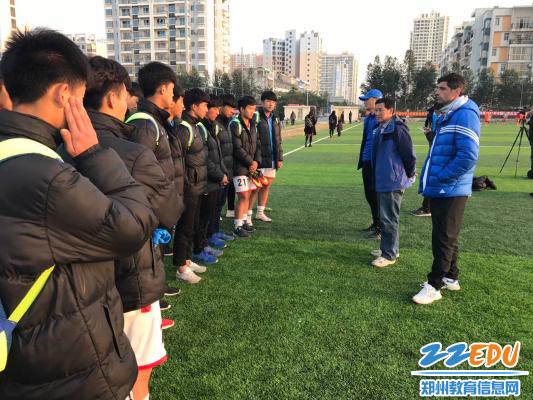 郑州九中足球队闯入中国中学生协会杯八强