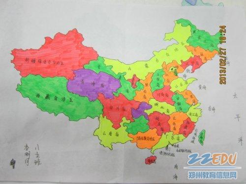 创意中国地图画_最有创意的中国地图画图片