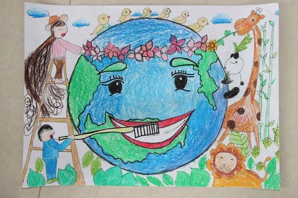 [经开] 瑞锦小学举行"关爱地球妈妈 争做环保少年"绘画比赛