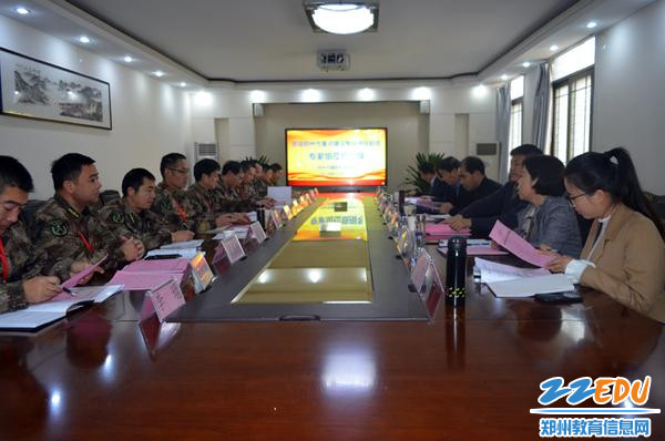 郑州市国防科技学校迎接机电技术应用重点建设