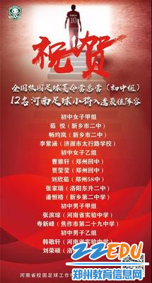 4刘欣茹入选全国青少年校园足球夏令营总营最佳阵容的喜报 4刘欣茹入选全国青少年校园足球夏令营总营最佳阵容的喜报