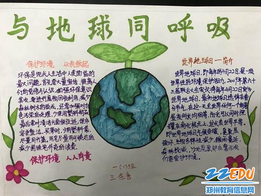 4,.22 薛岗小学开展世界地球日纪念活动学生作品_调整大小 4,.22 薛岗小学开展世界地球日纪念活动学生作品_调整大小