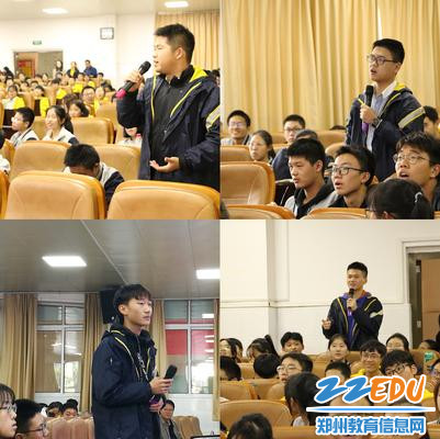 积极互动的郑州二中国际部学子 积极互动的郑州二中国际部学子