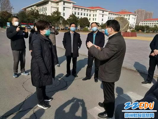 惠济区委副书记区长丁文霞调研辖区学校新冠肺炎疫情防控工作