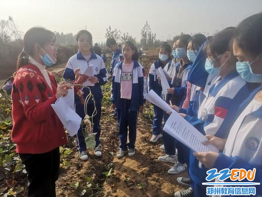 3自然探索先锋队周丽娟老师进行红薯组织结构知识分享
