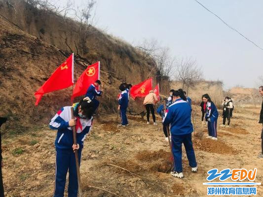 植树护绿  我们在行动