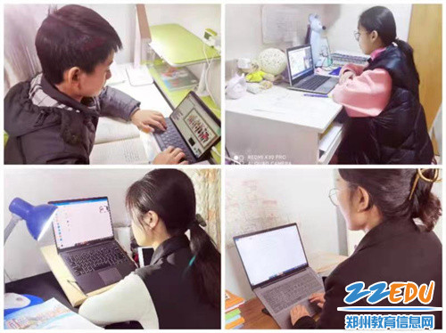 图1  郑州高新区复新实验中学召开了线上教学家长视频会议