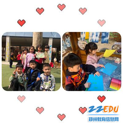 1大班幼儿制作“大树名片” 1大班幼儿制作“大树名片”