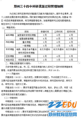 科研课题过程管理细则 科研课题过程管理细则