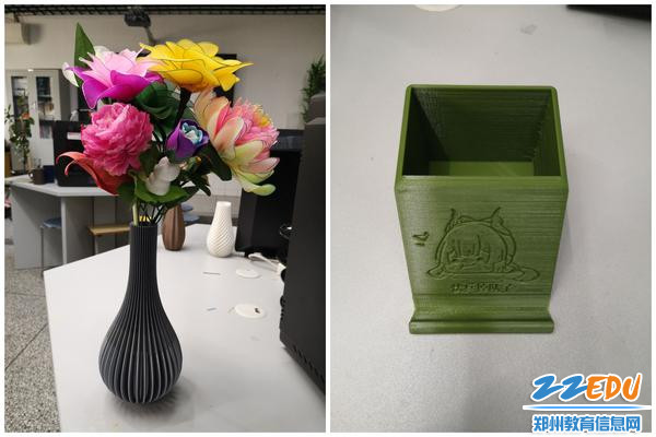 利用3d打印技术的创意花瓶和花盆以及“丝网花设计”