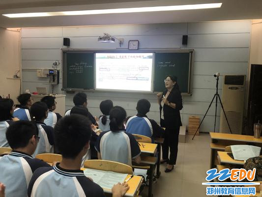 郑州市第十九高级中学刘如民老师作示范课