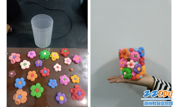 五彩缤纷的笔筒 五彩缤纷的笔筒