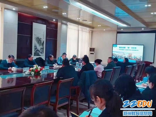 金水区教育局领导陪同专家组到郑州47初级中学进行评估