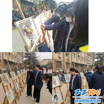 3 学生欣赏画作 3 学生欣赏画作