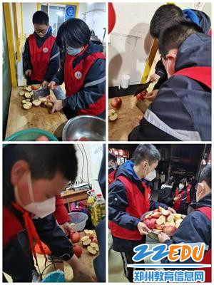 认真备餐切水果 认真备餐切水果