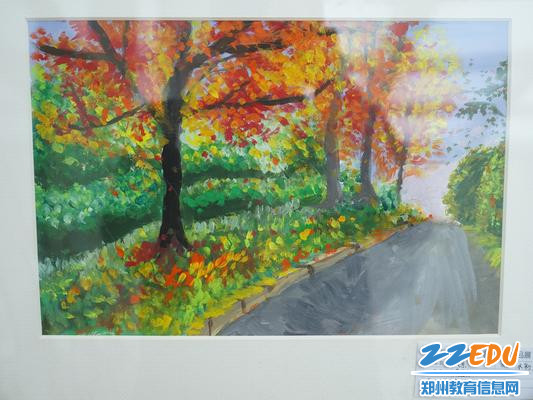 郑州市第五高级中学高一(七班)裴星云水彩画作 郑州市第五高级中学高一(七班)裴星云水彩画作