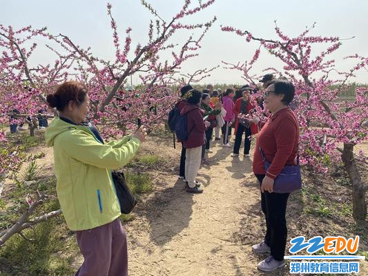 笑容满面的老教师们 笑容满面的老教师们