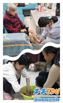 3.帮长辈洗去一天的疲惫 3.帮长辈洗去一天的疲惫