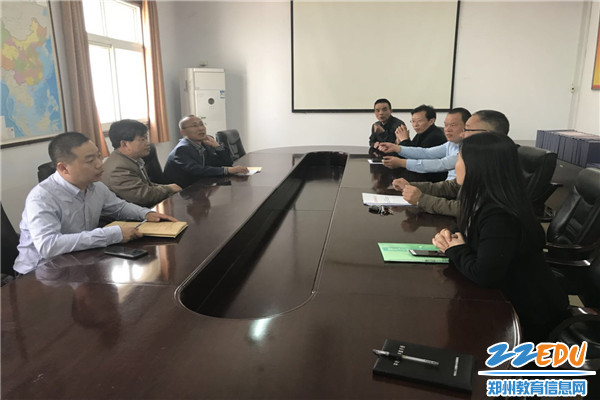 上街区迎接郑州市教育局师德师风建设工作进行