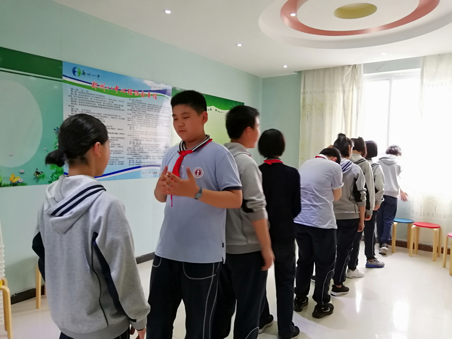 团体学生心理辅导活动现场