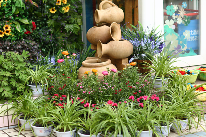 郑州市实验幼儿园会"说话"的微景观