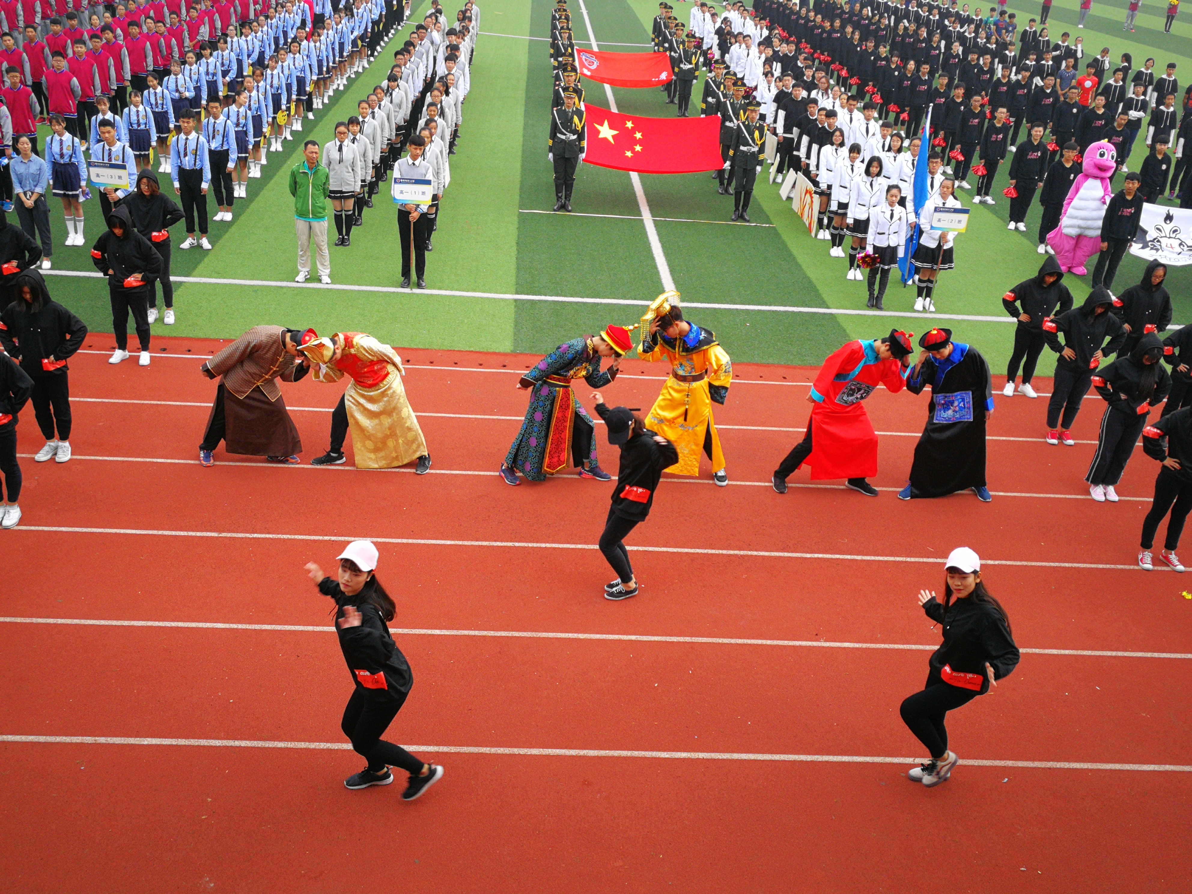 中国风运动会入场仪式图片