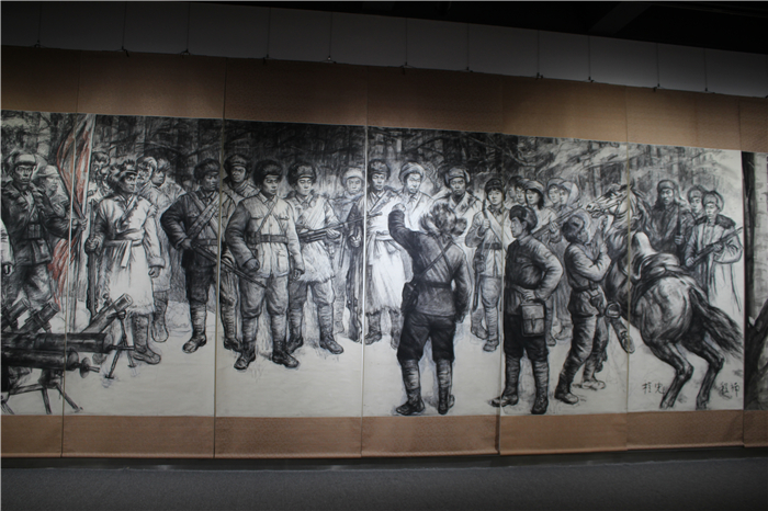 市教工幼儿园党员观看壁画展 将主题教育延伸--郑州教育信息网