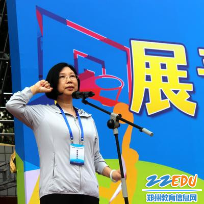 3.裁判代表刘艳琴老师进行宣誓
