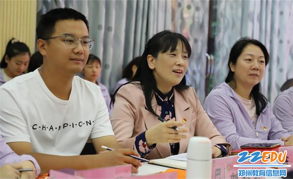 11.郑州市教工幼儿园党支部书记、园长陈春做表态发言