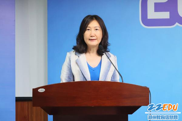 6郑州市教育科学规划与评估中心职业教育教学研究室主任魏雪讲话