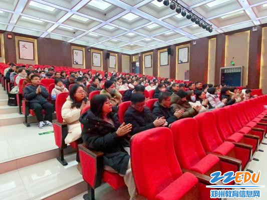 部署新学期工作郑州市第十四高级中学春季第一会开启新征程