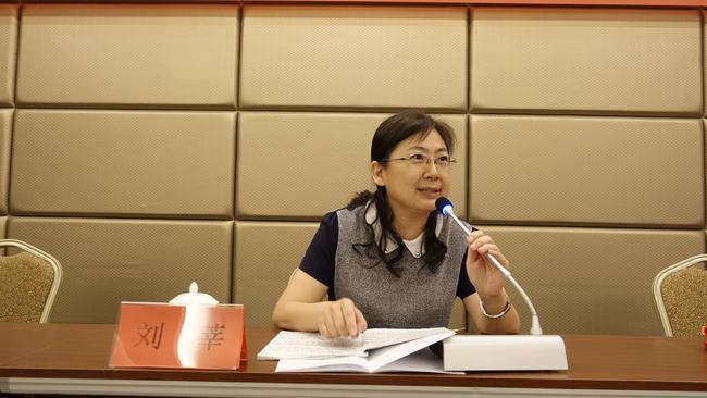 郑州八中副校长刘莘致辞