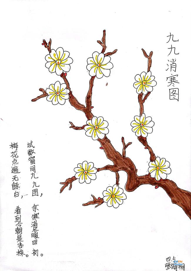 绘制九九消寒图包饺子郑州这所小学的冬至活动丰富又有趣